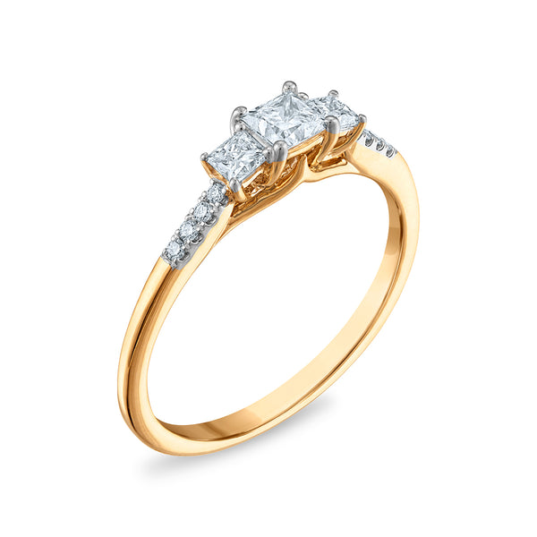 Signature EcoLove 1/2 CTW Lab Grown Diamond Ring in 14KT Yellow Gold