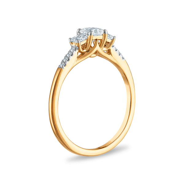 Signature EcoLove 1/2 CTW Lab Grown Diamond Ring in 14KT Yellow Gold