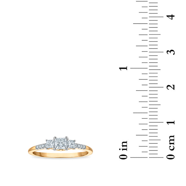 Signature EcoLove 1/2 CTW Lab Grown Diamond Ring in 14KT Yellow Gold