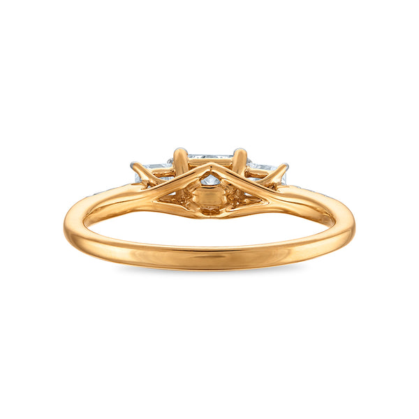 Signature EcoLove 1 CTW Lab Grown Diamond Ring in 14KT Yellow Gold