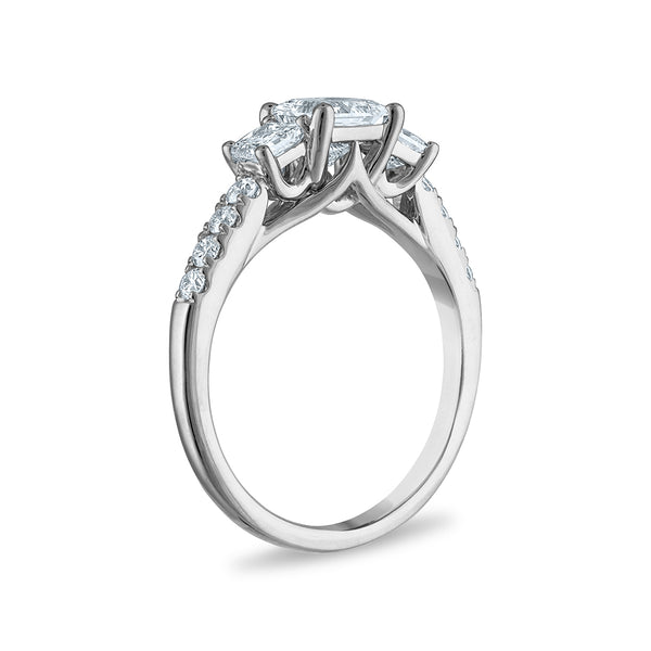 Signature EcoLove 1-1/2 CTW Lab Grown Diamond Ring in 14KT White Gold
