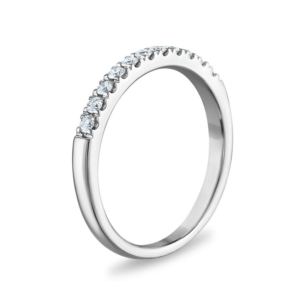 Signature EcoLove 1/4 CTW Lab Grown Diamond Anniversary Ring in 14KT White Gold