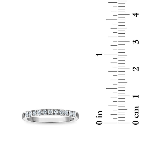 Signature EcoLove 1/4 CTW Lab Grown Diamond Anniversary Ring in 14KT White Gold