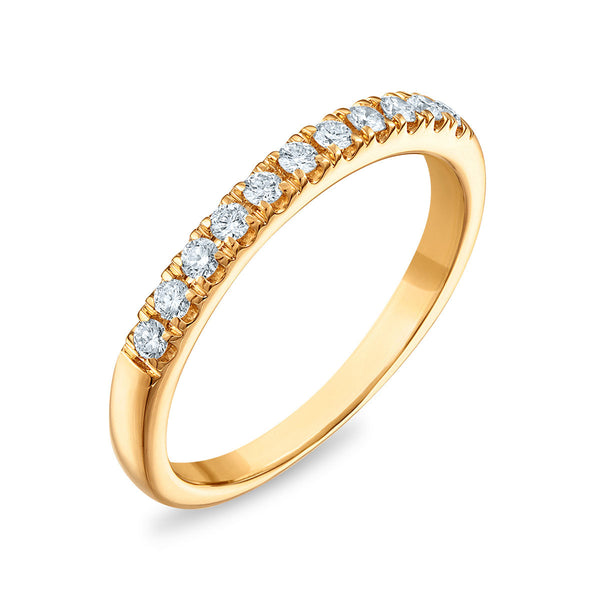 Signature EcoLove 1/4 CTW Lab Grown Diamond Anniversary Ring in 14KT Yellow Gold