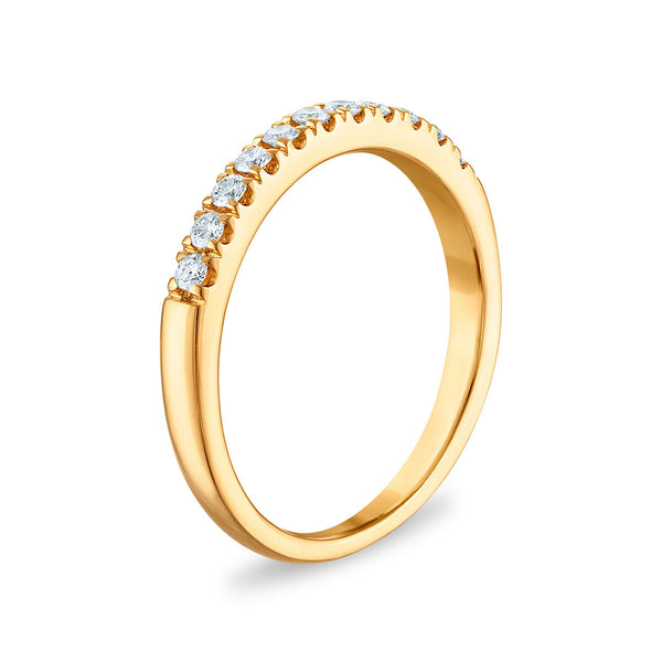 Signature EcoLove 1/4 CTW Lab Grown Diamond Anniversary Ring in 14KT Yellow Gold