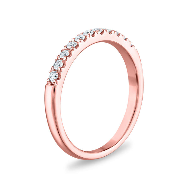 Signature EcoLove 1/4 CTW Lab Grown Diamond Anniversary Ring in 14KT Rose Gold