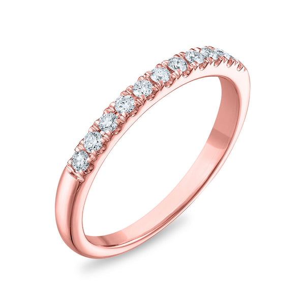 Signature EcoLove 1/4 CTW Lab Grown Diamond Anniversary Ring in 14KT Rose Gold