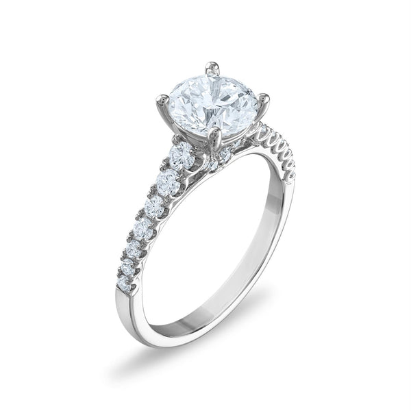 Signature EcoLove Diamond Dreams 2 CTW Lab Grown Diamond Solitaire Engagement Ring in 14KT White Gold