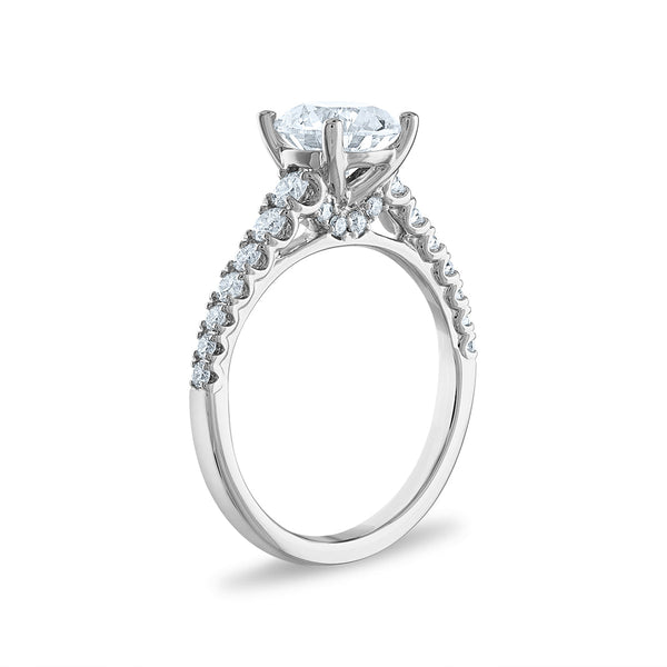 Signature EcoLove Diamond Dreams 2 CTW Lab Grown Diamond Solitaire Engagement Ring in 14KT White Gold