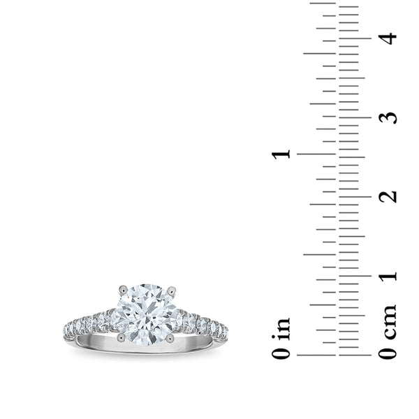 Signature EcoLove Diamond Dreams 2 CTW Lab Grown Diamond Solitaire Engagement Ring in 14KT White Gold