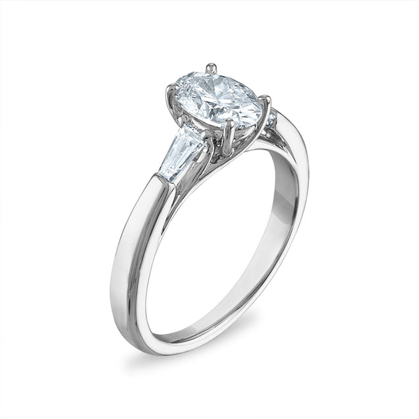 Signature EcoLove Diamond Dreams 1 1/5 CTW Lab Grown Diamond Engagement Ring in 14KT White Gold