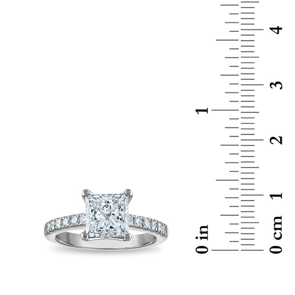 Signature EcoLove Diamond Dreams 2-1/2 CTW Lab Grown Diamond Engagement Ring in 14KT White Gold