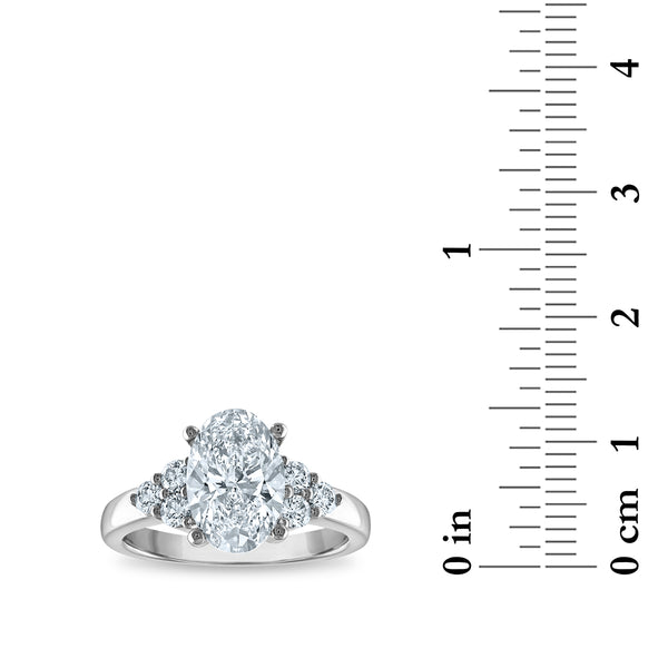 Signature EcoLove Diamond Dreams 2-5/8 CTW Lab Grown Diamond Engagement Ring in 14KT White Gold