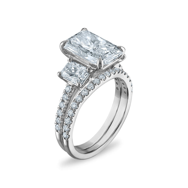 Signature EcoLove Diamond Dreams 5-1/3 CTW Lab Grown Diamond Bridal Set in 14KT White Gold