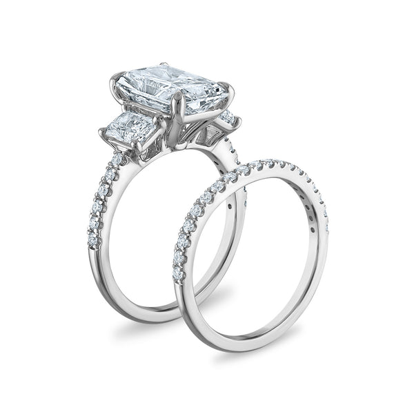 Signature EcoLove Diamond Dreams 5-1/3 CTW Lab Grown Diamond Bridal Set in 14KT White Gold