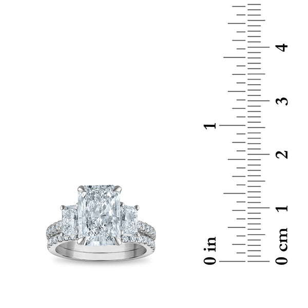 Signature EcoLove Diamond Dreams 5-1/3 CTW Lab Grown Diamond Bridal Set in 14KT White Gold