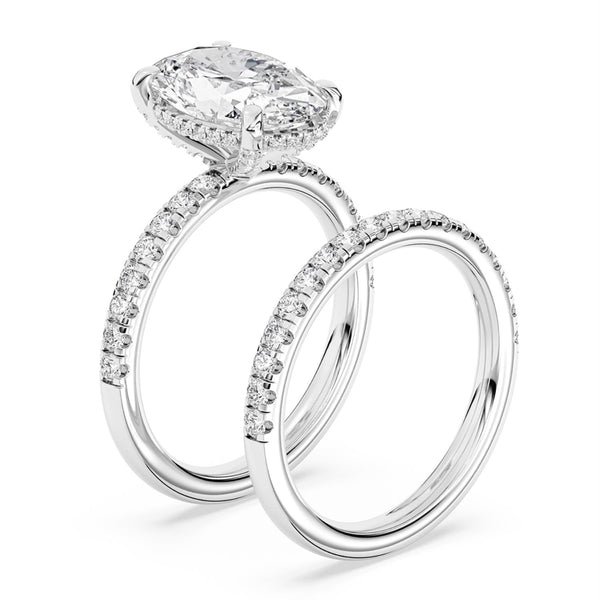 Signature EcoLove Diamond Dreams 4 CTW  lab Grown Diamond Bridal Set in Platinum