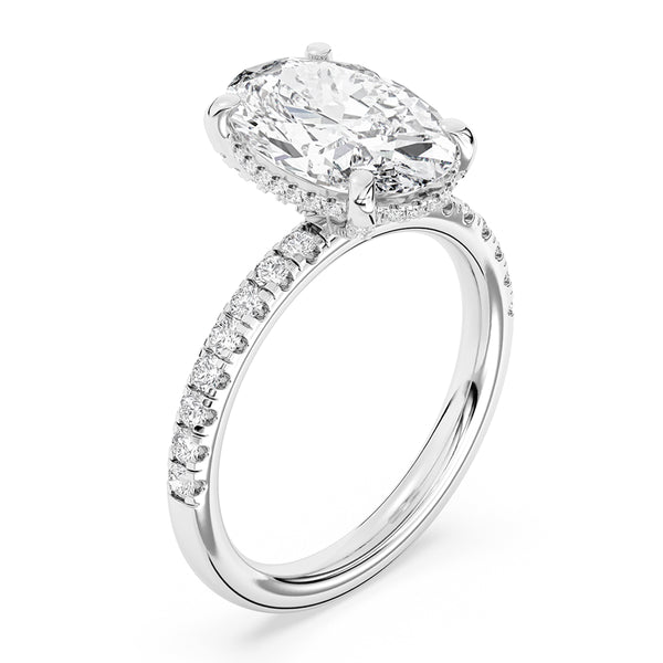 Signature EcoLove Diamond Dreams 4 CTW  lab Grown Diamond Bridal Set in Platinum