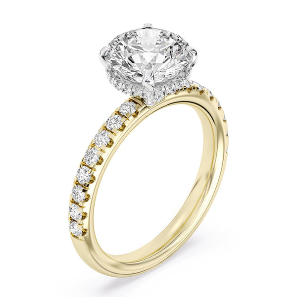 Signature EcoLove Diamond Dreams 3-3/4 CTW Lab Grown Diamond Bridal Set in 18KT Yellow Gold