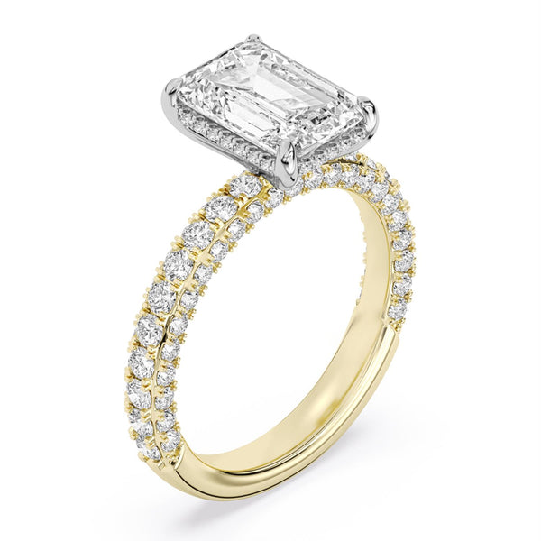 Signature EcoLove Diamond Dreams 5-1/2 CTW Lab Grown Diamond Bridal Set in 18KT Yellow Gold