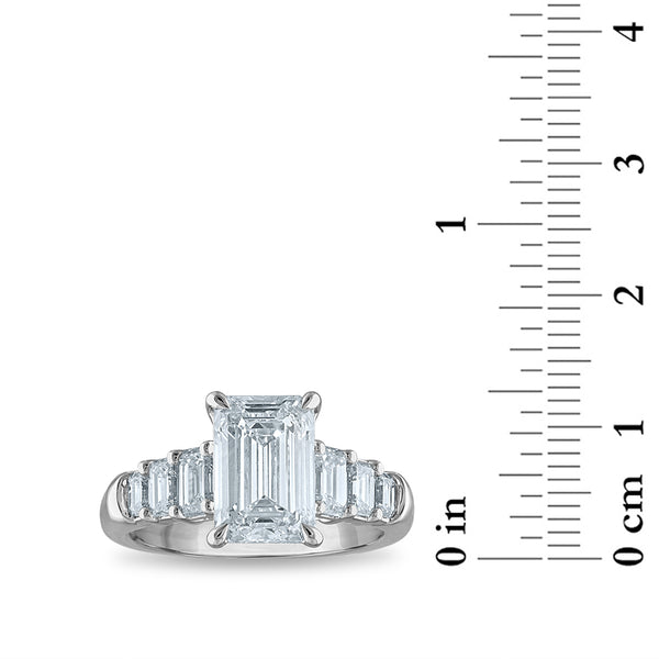 Signature EcoLove Diamond Dreams 4-1/7 CTW Lab Grown Diamond Engagement Ring in 14KT White Gold