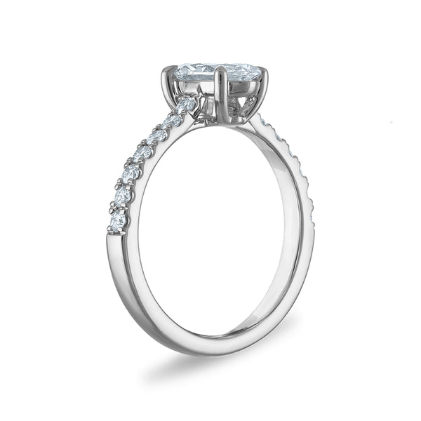 Signature EcoLove Oval 1-1/3 CTW Lab Grown Diamond Ring