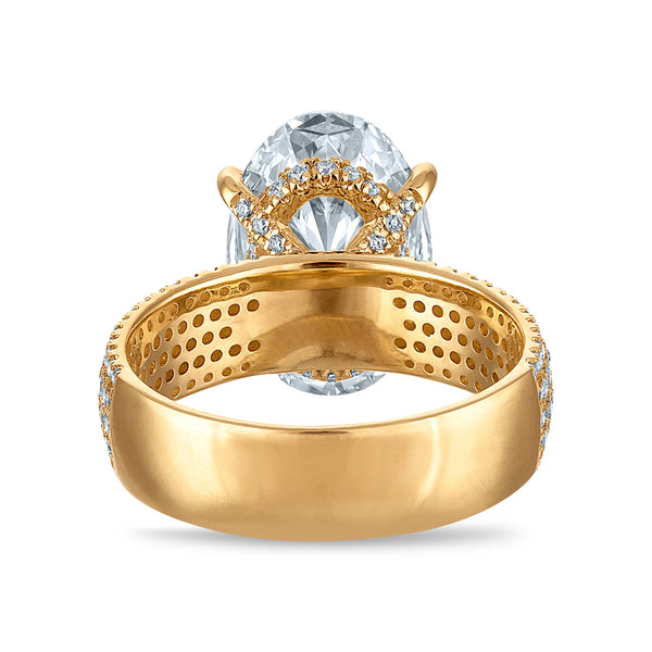 Signature EcoLove 5-3/4 CTW Lab Grown Diamond Engagement Ring in 14KT Yellow Gold