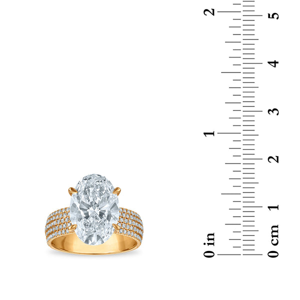 Signature EcoLove 5-3/4 CTW Lab Grown Diamond Engagement Ring in 14KT Yellow Gold