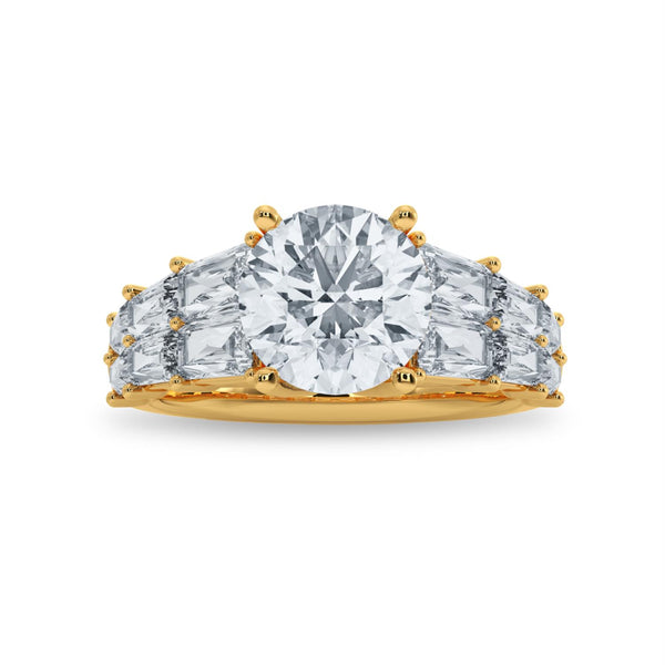 Signature EcoLove Diamond Dreams 6-1/3 CTW Lab Grown Diamond Engagement Ring in 14KT Yellow Gold