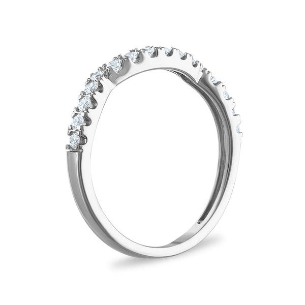 LoveSong 88 EcoLove 1 1/4 CTW Lab Grown Diamond Halo Bridal Set Ring in 14KT White Gold