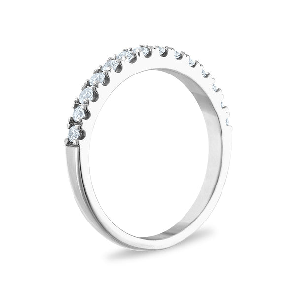 LoveSong 88 EcoLove 1 1/2 CTW Lab Grown Diamond Halo Bridal Set Ring in 14KT White Gold