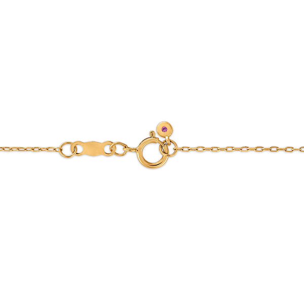 LoveSong 1/4 CTW Lab Grown Diamond Necklace in 10KT Gold