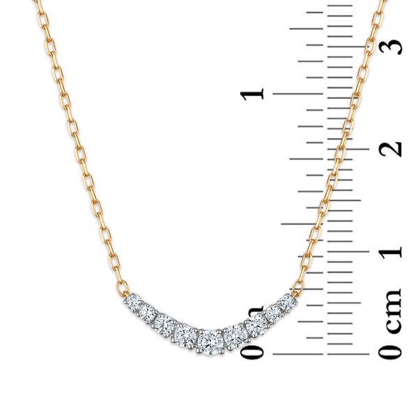 LoveSong 1/4 CTW Lab Grown Diamond Necklace in 10KT Gold