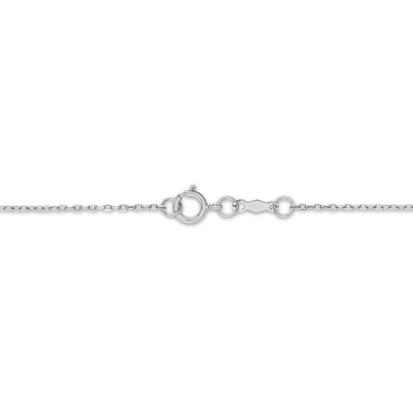 LoveSong EcoLove 3/4 CTW Lab Grown Diamond Swirl 18-inch Pendant in 10KT White Gold