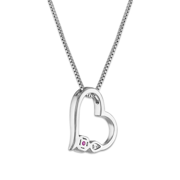 LoveSong EcoLove 1/10 CTW Lab Grown Diamond Two Pendant