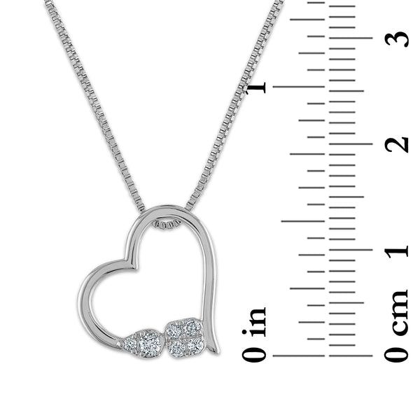 LoveSong EcoLove 1/10 CTW Lab Grown Diamond Two Pendant