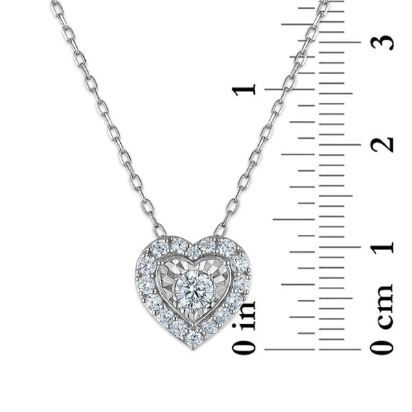 LoveSong EcoLove 1/2 CTW Diamond Heart Pendant