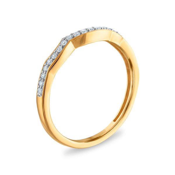 LoveSong EcoLove 1 CTW Lab Grown Diamond Halo Infinity Bridal Set in 10KT Yellow Gold