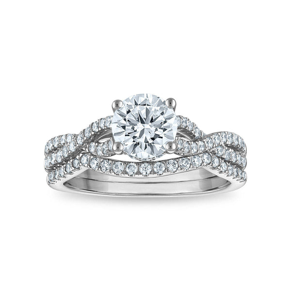 LoveSong EcoLove 1-1/2 CTW Lab Grown Diamond Infinity Bridal Set in 10KT White Gold