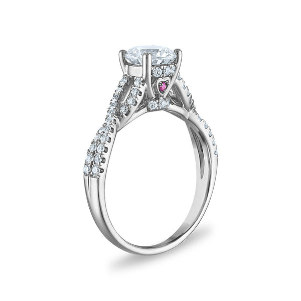 LoveSong EcoLove 1-1/2 CTW Lab Grown Diamond Infinity Bridal Set in 10KT White Gold