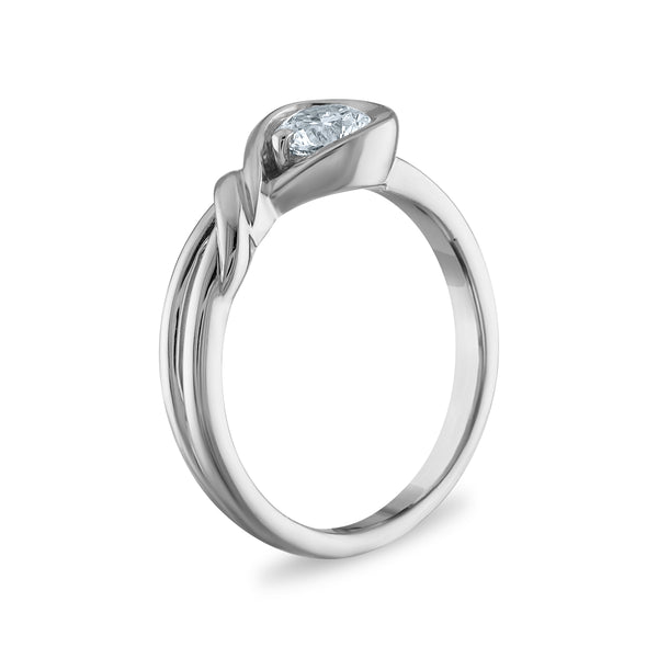 LoveSong EcoLove 1/4 CTW Lab Grown Diamond Promise Ring in 10KT White Gold