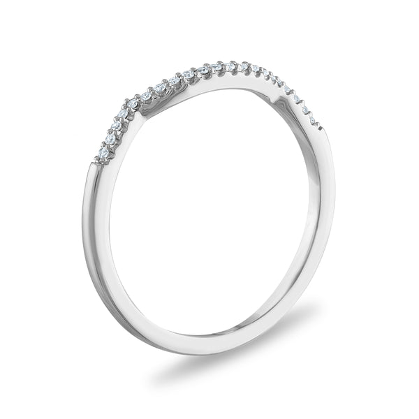 LoveSong 1/2 CTW Diamond Halo Bridal Set Ring in 10KT White Gold