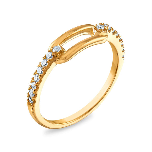 LoveSong 1/5 CTW Diamond Ring in 10KT Yellow Gold