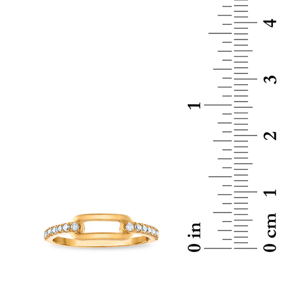 LoveSong 1/5 CTW Diamond Ring in 10KT Yellow Gold