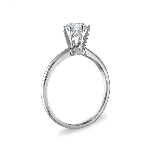 EcoLove 3/4 CTW Lab Grown Diamond Solitaire Engagement Ring in 14KT White Gold