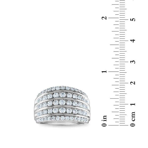 2 CTW Diamond Anniversary Ring in 10KT White Gold