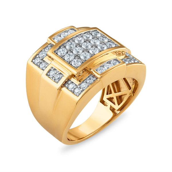 1-1/4 CTW Diamond Ring in 10KT Yellow Gold