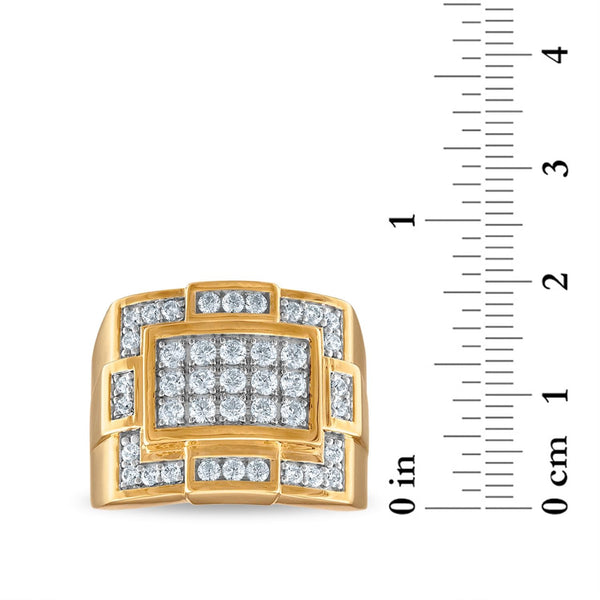 1-1/4 CTW Diamond Ring in 10KT Yellow Gold