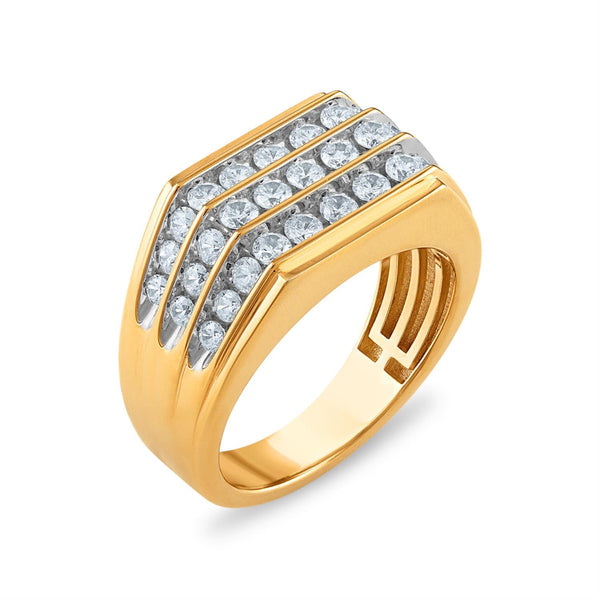 1-1/2 CTW Diamond Ring in 10KT Yellow Gold