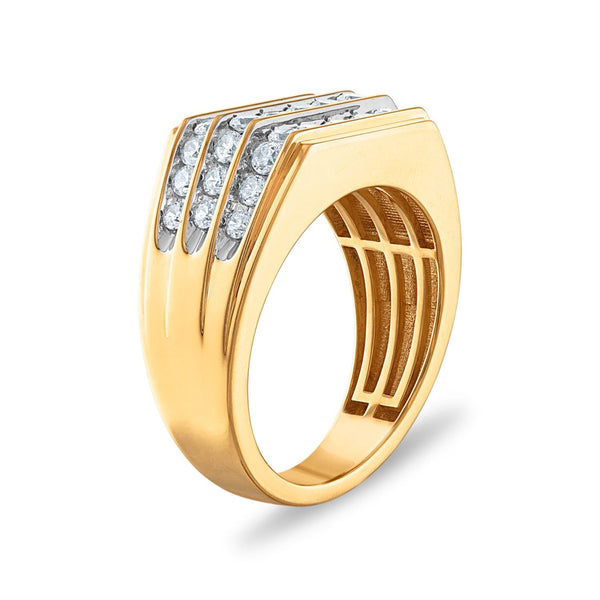 1-1/2 CTW Diamond Ring in 10KT Yellow Gold